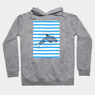 Nautical lettering: Let the sea set you free Hoodie